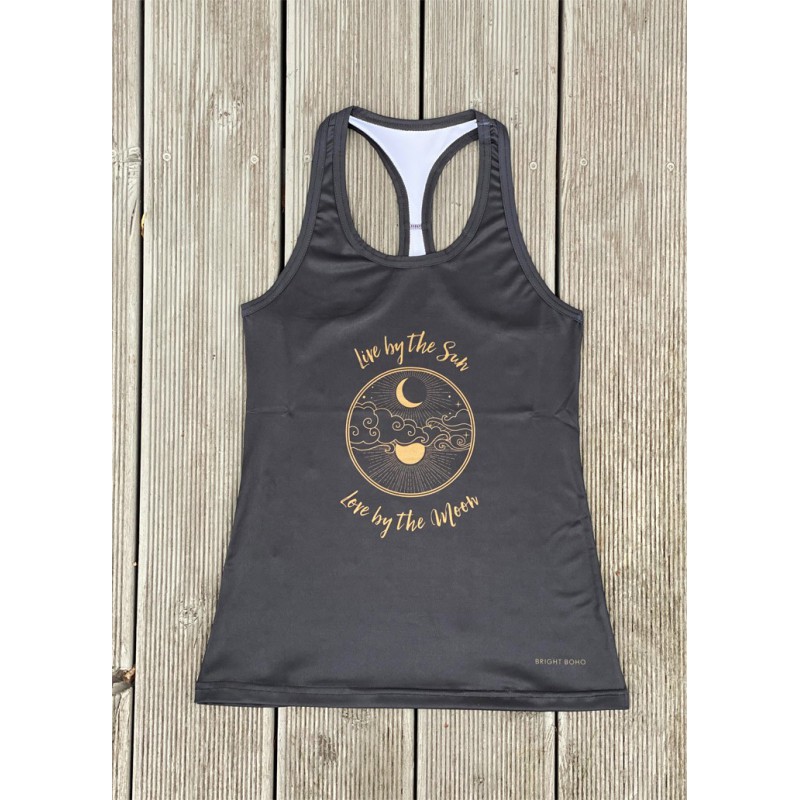 Bright Boho Top Gold Hamsa Rozmiar M