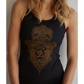 Bright Boho Top Gold Hamsa Rozmiar M