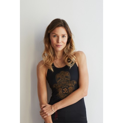 Bright Boho Top Gold Hamsa